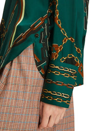 An image of the Marc Cain Blouse With Chain Design