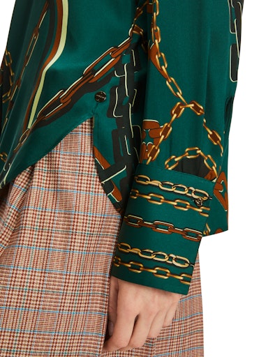 An image of the Marc Cain Blouse With Chain Design