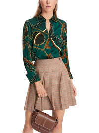 An image of the Marc Cain Blouse With Chain Design