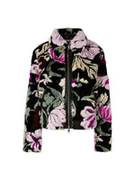 An image of the Marc Cain Floral Faux Fur Jacket