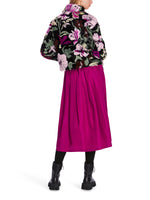 An image of the Marc Cain Floral Faux Fur Jacket