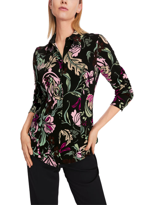 An image of the Marc Cain Floral Blouse