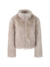 An image of the Marc Cain Cosy Faux Fur Jacket
