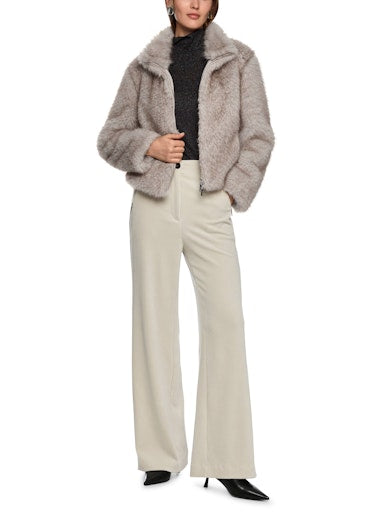 An image of the Marc Cain Cosy Faux Fur Jacket