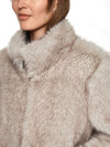 An image of the Marc Cain Cosy Faux Fur Jacket