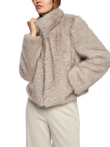 An image of the Marc Cain Cosy Faux Fur Jacket