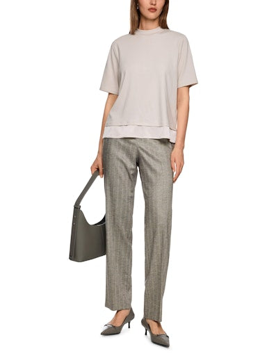 Top With Silk Trim