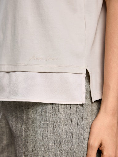 Top With Silk Trim