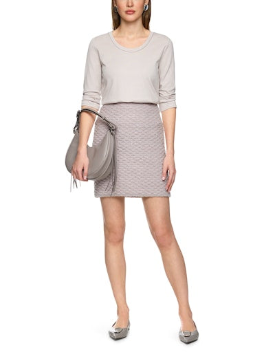 An image of the Marc Cain T-Shirt with Chain Trim