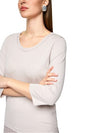 An image of the Marc Cain T-Shirt with Chain Trim