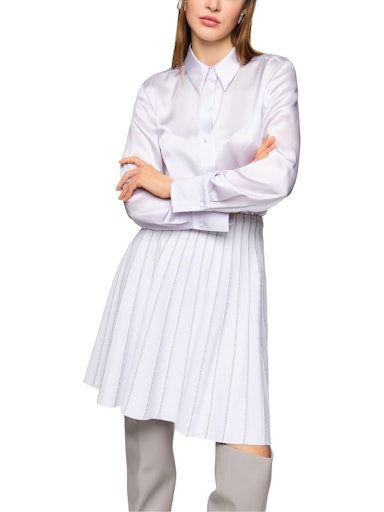 An image of the Marc Cain Shiny Silk Blouse