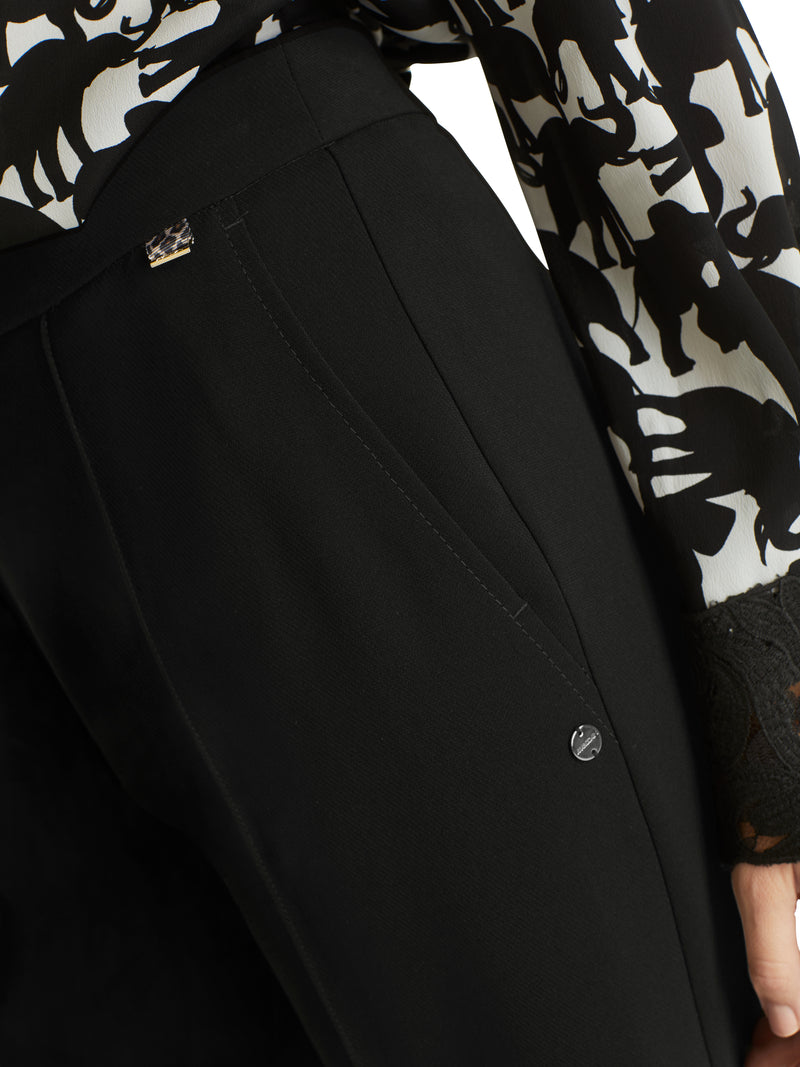 An image of the Marc Cain Wellington Wide Fit Trousers