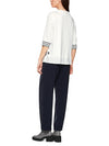An image of the Marc Cain Blouse With Cube Design