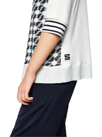 An image of the Marc Cain Blouse With Cube Design