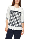 An image of the Marc Cain Blouse With Cube Design