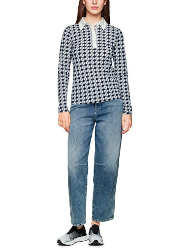 An image of the Marc Cain Buttoned Polo Shirt