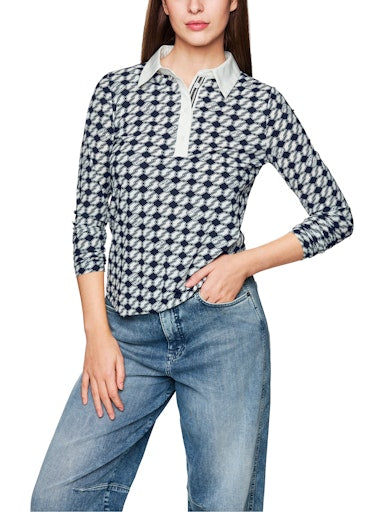 An image of the Marc Cain Buttoned Polo Shirt