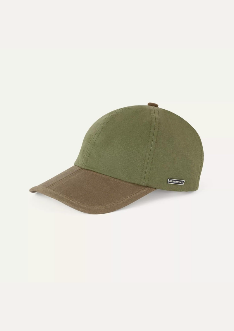 An image of the Sealskinz Marham Waterproof Oiled Canvas Foldable Cap