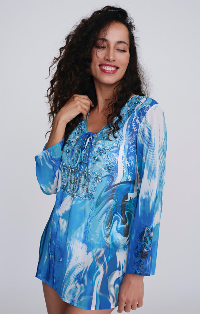 An image of the Pia Rossini Mauritius Cover Up