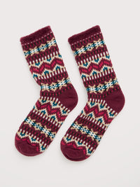 An image of the Seasalt Men's Cabin Socks Mica Fleck Maritime Ship