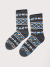 An image of the Seasalt Men's Cabin Socks Mica Fleck Maritime Ship