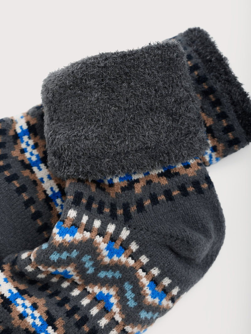 An image of the Seasalt Men's Cabin Socks Mica Fleck Maritime Ship