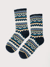 An image of the Seasalt Men's Cabin Socks Mica Fleck Maritime Ship