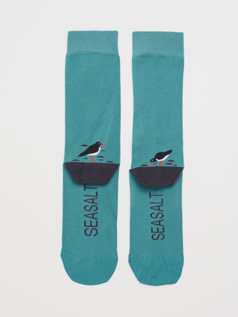 An image of the Seasalt Men's Everyday Socks Rillaton Mineral