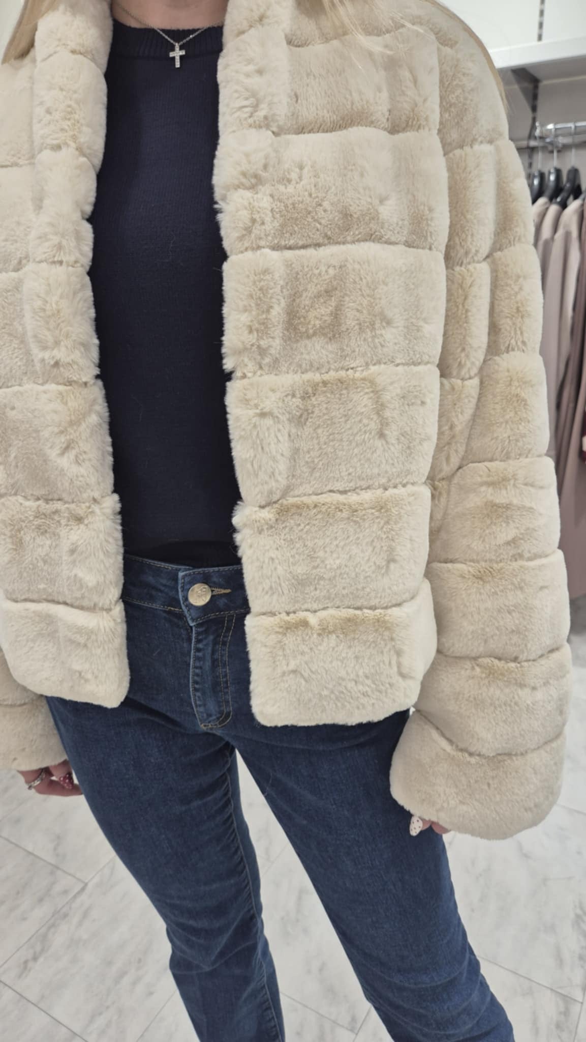 An image of the Emme Carpazi Faux Fur Jacket