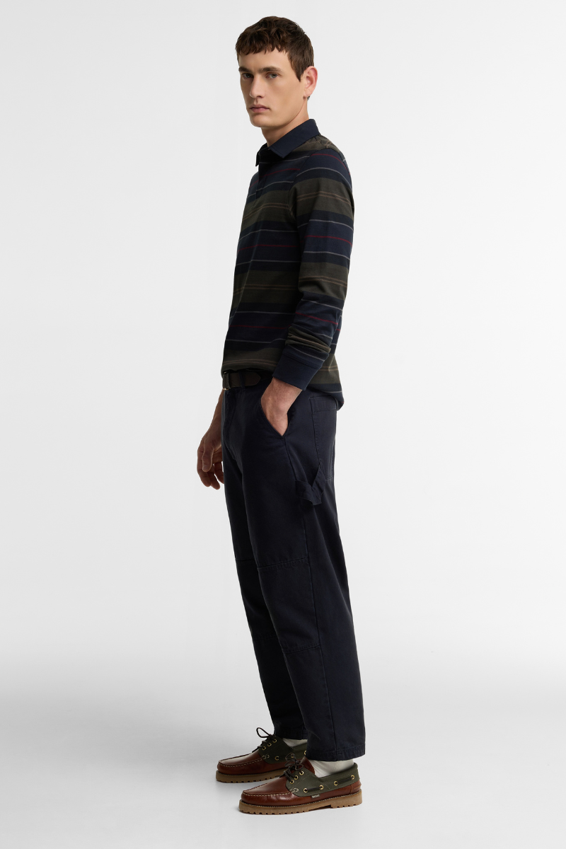 Frith Tartan Stripe Rugby Shirt