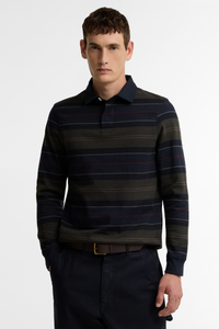 Frith Tartan Stripe Rugby Shirt