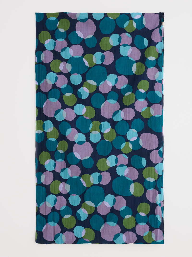 An image of the Seasalt New Everyday Circle Scarf Circle Collage Echium
