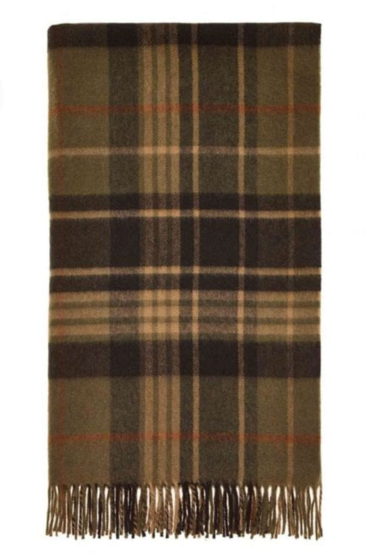Estate Plaid Merino Throw
