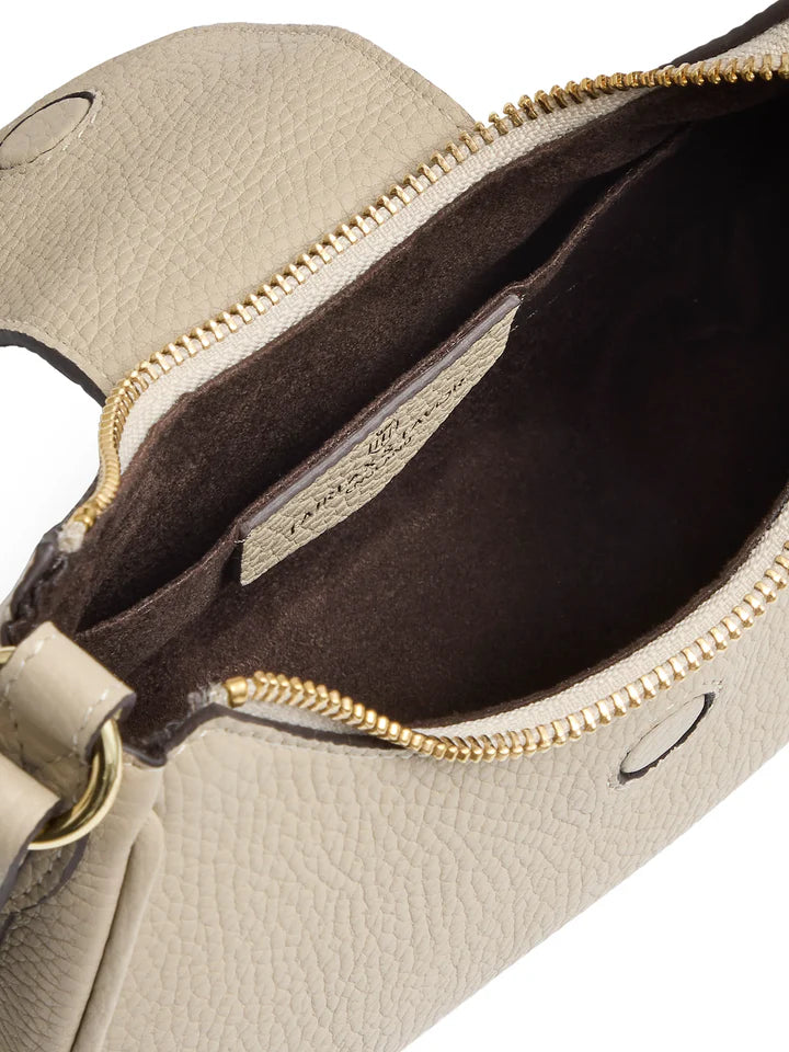 Fairfax & Favor Micro Windsor Cross Body Stone Leather