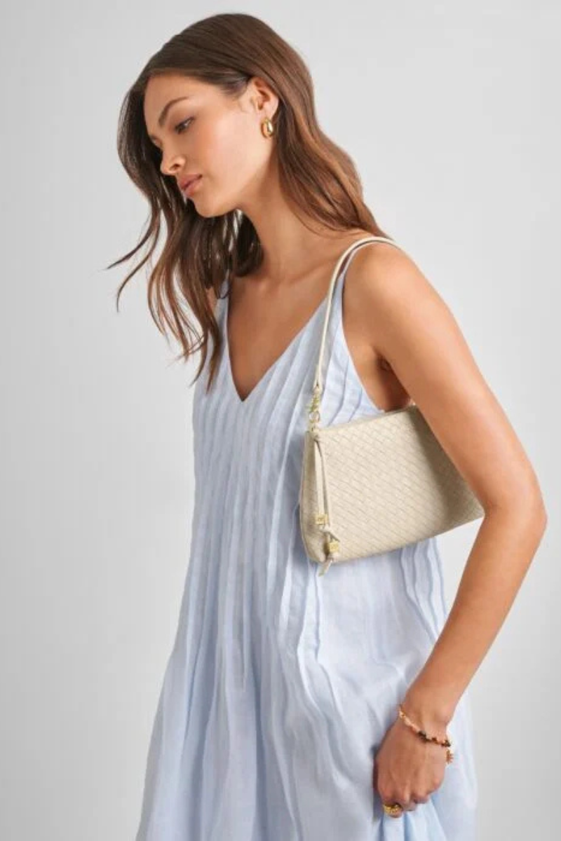 An image of the Katie Loxton Nova Woven Small Shoulder Bag