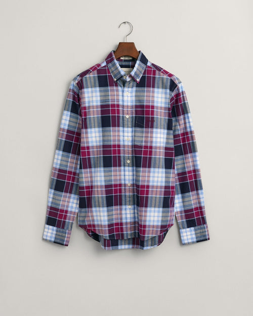 An image of the Gant Regular Fit Checked Archive Oxford Shirt