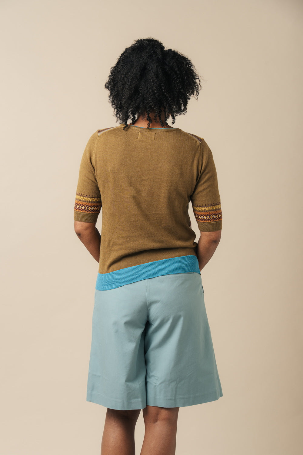 An image of the Eribe Sailor Short Sleeve Sweater