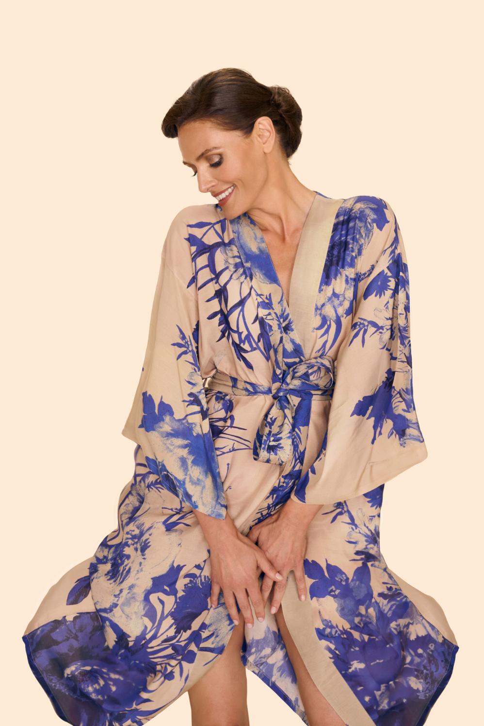 An image of the Powder Kimono Gown