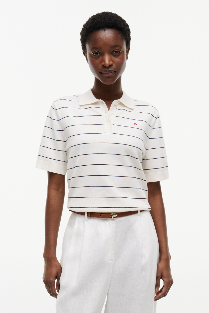 Jersey Stitch Mini Polo Shirt