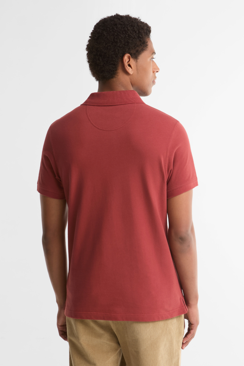 Tartan Pique Tailored Polo Shirt