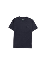 The Gunn T-Shirt by Rodd & Gunn. A short sleeve T-shirt with crew neck and logo on chest in navy.