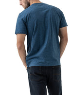 The Gunn T-Shirt by Rodd & Gunn. A short sleeve T-shirt with crew neck and logo on chest in ultramarine blue.