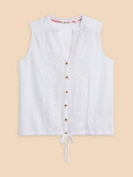 An image of the White Stuff Tulip Jersey Sleeveless Shirt