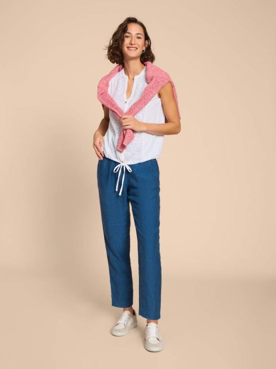 An image of the White Stuff Tulip Jersey Sleeveless Shirt