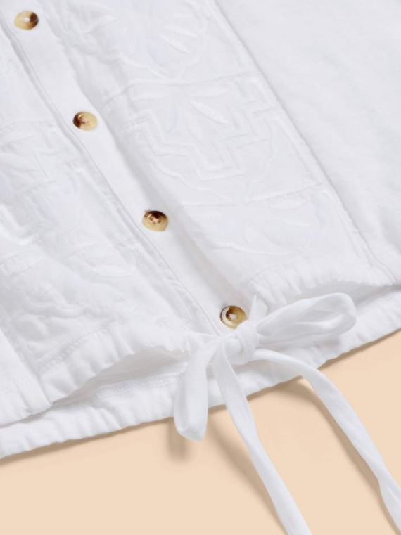 An image of the White Stuff Tulip Jersey Sleeveless Shirt
