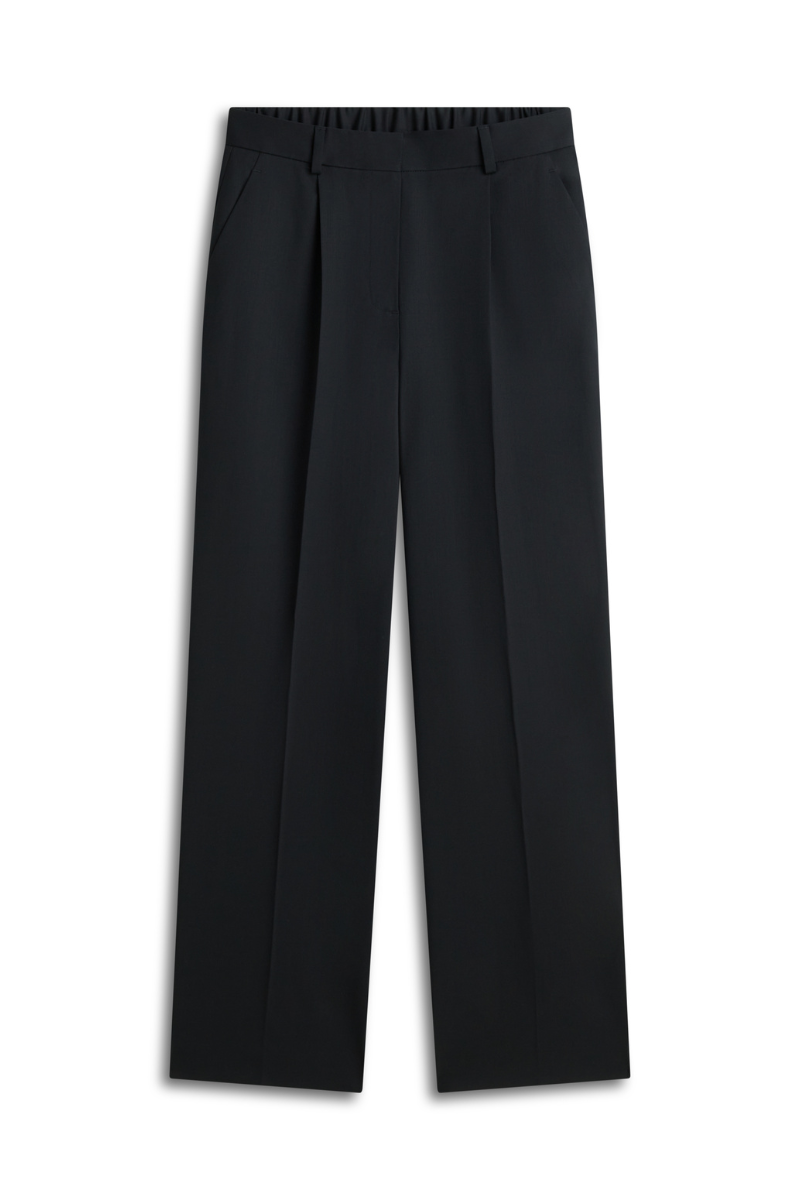 An image of the Tommy Hilfiger Timeless Wool Wide Leg Pant
