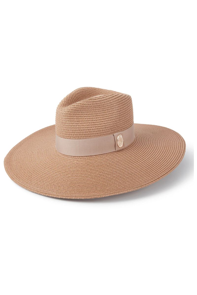 The Pebmarsh Fedora (Champagne Ribbon)