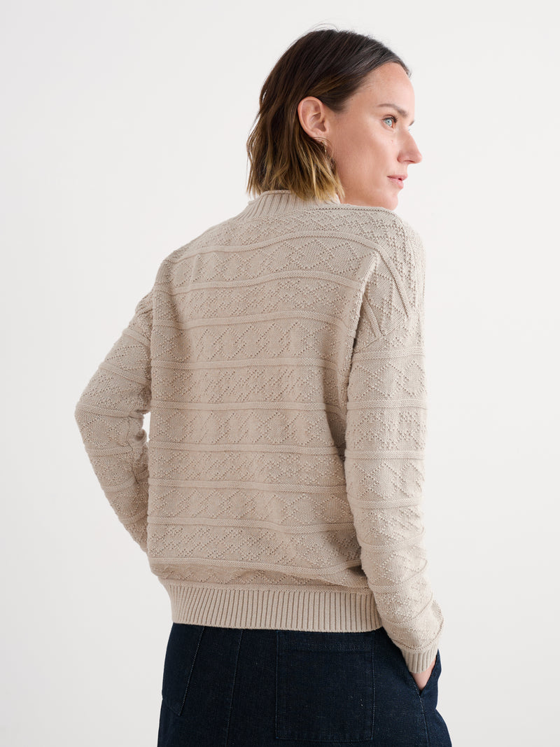 An image of the Seasalt Penkestle Jumper Maritime