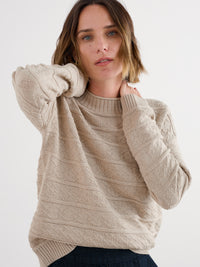 An image of the Seasalt Penkestle Jumper Maritime