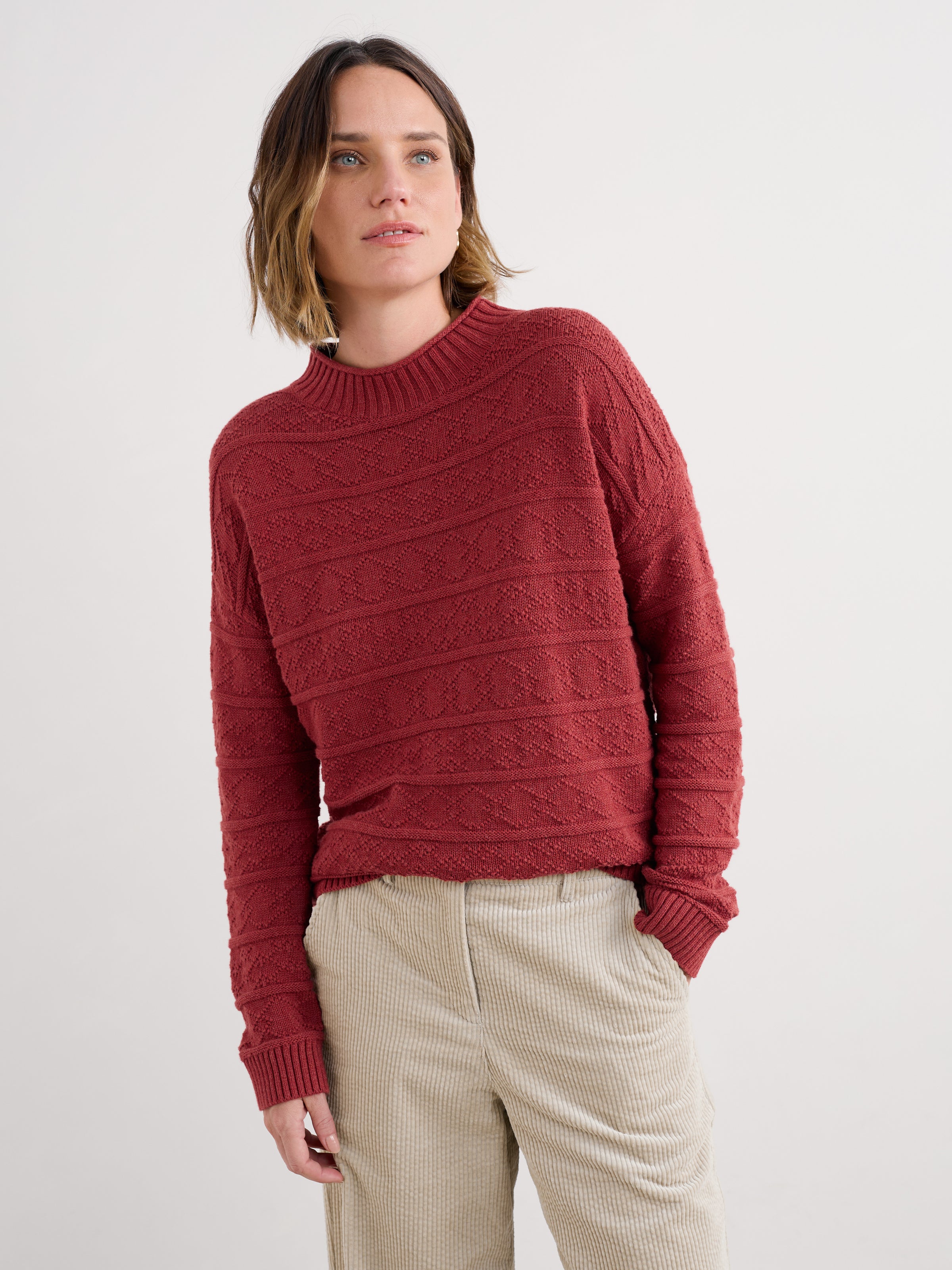 An image of the Seasalt Penkestle Jumper Maritime